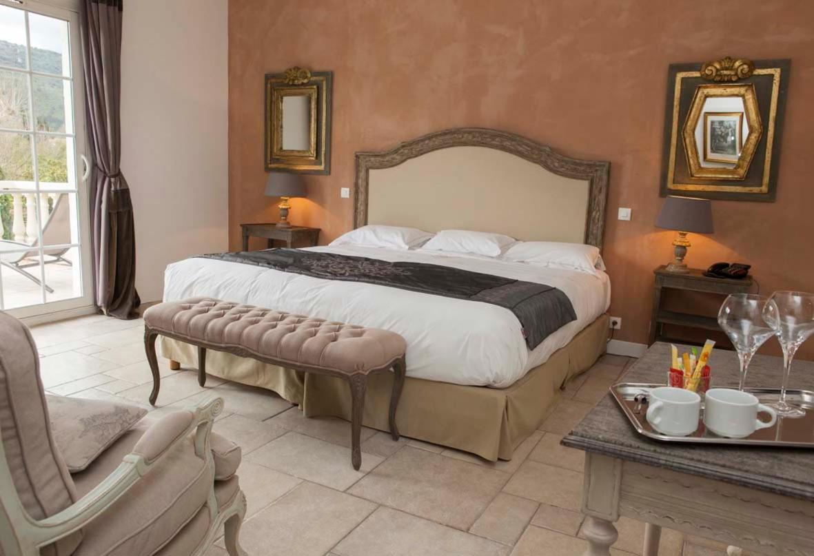 Chateau De Floure - Spa Et Piscine Exterieure Chauffee قرقشونه المظهر الخارجي الصورة